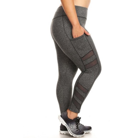 1x  Plus Size Side Phone Pocket Leggings!! - Picture 3 of 6